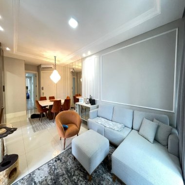 Apartamento finamente mobiliado, com vista para o mar e lazer completo no Centro de Itapema!