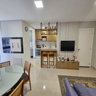 Lindo apartamento com 3 quartos finamente mobiliado e decorado e área de lazer completa
