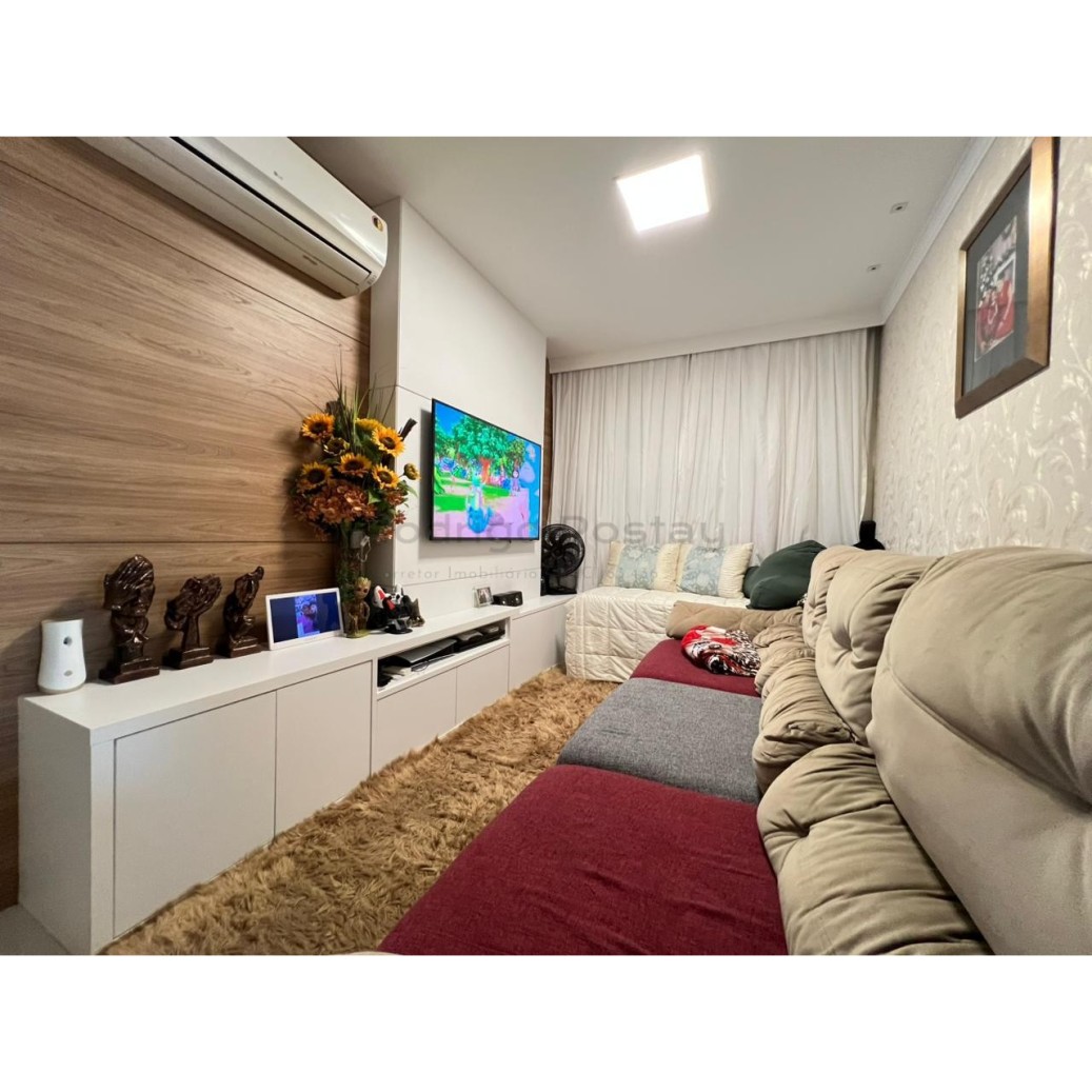 Apartamento 3 suítes e 2 vagas já mobiliado na Meia Praia