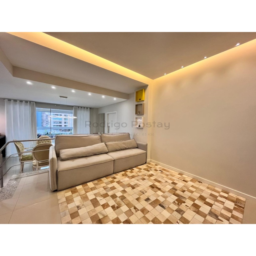 Apartamento 3 quartos e mobiliado na Meia Praia