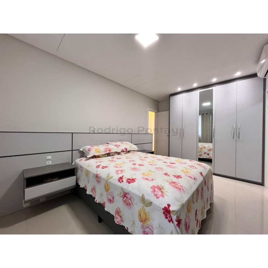 Apartamento 3 quartos e mobiliado na Meia Praia