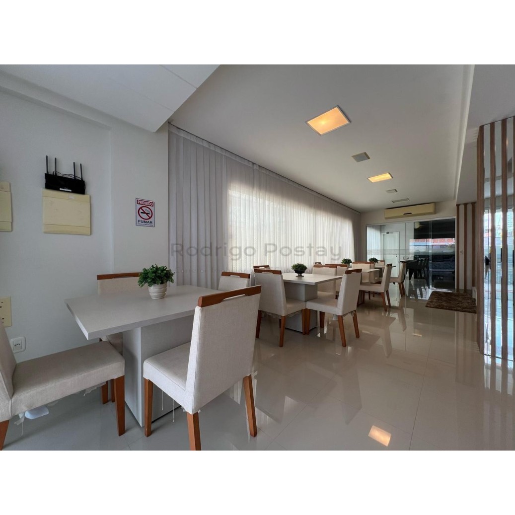 Apartamento 3 quartos e mobiliado na Meia Praia